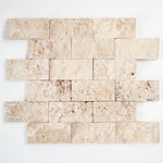 mosaik ws face brick chiaro travertine 3d 4,8x10x2