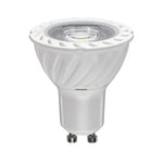 Time LED GU10 COB 7W Dimmable Bulb WW, 7 W, Warm White