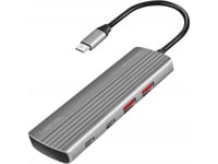 Logilink Usb 3.2 Gen2 Hub, 7+1-Port, 2X Usb-A, 5X Usb-C, Pd 100W, Aluminum