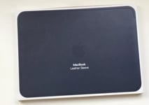 Genuine / Official Apple MacBook 12” Leather Sleeve Midnight Blue MQG02ZM/A Case