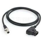 SZRMCC D-tap to TA4F Mini XLR 4 Pin Female Power Cable for TVLogic Monitor