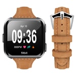 Fitbit Versa streamline design watch band replacement - Light Brown
