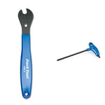 Park Tool PW-5 - Home Mechanic Pedal Wrench Tool & PH-6 P-Handled Hex Wrench Tool 6 mm, Blue