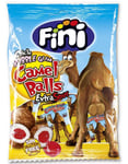 Pose med Fini Camel Balls Bubblegum Extra Sour / Ekstra Sur Tyggegummi 80g