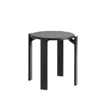 HAY - Rey Stool REY22, Deep black water-based lacquered beech