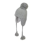 Sterntaler Inca Cap Lurex Pompon rökgrå