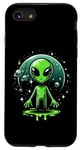 iPhone SE (2020) / 7 / 8 Green Alien For Kids Boys Men Women Case