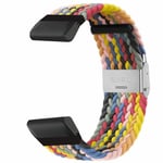 Flätat klockarmband Garmin Quatix 7 - Rainbow