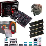 Components4All AMD Ryzen 5 2400G 3.6Ghz (Turbo 3.9Ghz) Quad Core Eight Thread CPU, ASUS Prime B350-PLUS Motherboard & 32GB 3000Mhz Corsair DDR4 RAM Pre-Built Bundle