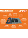 Vango Lismore Air 450 4-Person Tent, Mineral Green