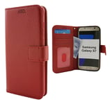 New Standcase Wallet Samsung Galaxy S7 (G930F) (Röd)