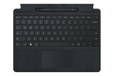 Microsoft Surface Pro Signature Keyboard - tangentbord - med pekplatta, accelerometer, Förvarings- och laddningsfack för Surface Slim Pen 2 - italiensk - svart - med Slim Pen 2