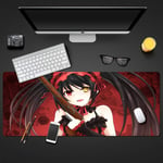 DATE A LIVE XXL Gaming Mouse Pad - 900 x 400 x 3 mm – extra large mouse mat - Table mat - extra large size - improved precision and speed - rubber base for stable grip - washable-6_300x800