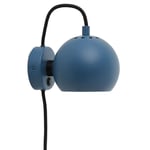 Frandsen - Ball Vegglampe Matt Petroleum Blue