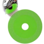 Disque de coupe diamanté pour verre de 10 cm pour scies à carrelage et meuleuses d'angle - Design ultra-fin haut de gamme pour des coupes rapides et précises