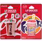 Läppbalsam Lip Smacker Coca - Cola / Fanta Jordgubb Smak Röd