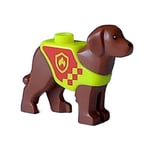 LEGO Animal City Fire Rescue Dog in Vest Minifigure 60414