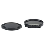 Shoot 52mm UV Filter 52mm with UV Filter Lens Cover For Gopro Hero 7 5 6 Black