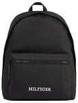 Tommy Hilfiger Men Backpack Monotype Dome Hand Luggage, Multicolor (Black), One Size