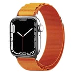 Artic Elastiskt nylon Armband Apple Watch 7 (41mm) - Orange