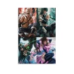 SSWQ Anime Poster MHA My Hero Academia Figures Canvas Art Poster Picture Modern Office Family Bedroom Decorative Posters Gift Wall Decor Painting Posters