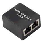 (One To Two Line Splitter)2-Way Ethernet Splitter RJ45 Adapter For WiFi Signal