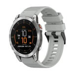 Garmin Epix Gen 2 22mm Klockarmband i silikon, 22mm - Grå