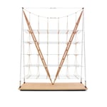 Cassina - 838 Veliero Bookcase, Ashwood Stained Natural, Glass Shelves, Brass Metal - Bokhyllor - Franco Albini - Svart - Glas/Metall/Trä