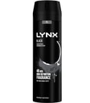Lynx Black XL 48 hours of Odour-Busting Zinc Tech Aerosol Bodyspray Deodorant