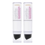 Maybelline Superstay Pro Tool Foundation Stick 7.5g - 033 Natural Beige x2