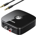 UGREEN Bluetooth Audio Adapter HIFI Receiver to Phono RCA Jack and 3.5mm Stereo