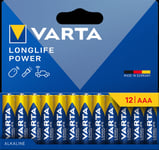 Varta Longlife Power AAA-batteri LR3 12-pack