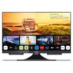 Cello C1924WS 12 Volt 19 inch Traveller Smart Frameless TV Ultrafast WebOS, Freeview Play, FreeSat, Pitch Perfect" Speakers Bluetooth, Netflix, Small TV for Motorhomes, 2024 model