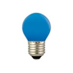 GE blå glödlampa klot E27 15W