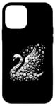 Coque pour iPhone 12 mini Fleur de cygne pissenlit – Fleur de cygne florale Canard Amoureux des oiseaux Blowball