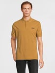 Barbour International Exclusive - Essential Pique Tailored Polo Shirt - Light Brown