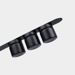 Silwy Magnetiska kryddburkar i glas Glasses for Delicacies All Black, svart, 125 ml, 3-pack + svart magnetremsa