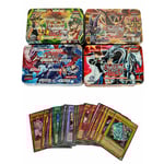 Klassiskt Spelkung Engelska Spelkort Cartoon Kort Utrikeshandel Yugioh Kort Järnbox Spelkung Kort (FMY)