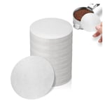 Espressofilterpapper 58mm-800PCS Oblekt Kaffepapperfilter för Espressomaskin - Portafilter Espressofilter