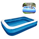 Family Inflatable Swimming Pools, PVC Folding Durable Swimming Pool Thickened Family Pool For Family Children Adults, Outdoor Backyard Garden Water Party