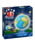 Ravensburger Light Up Children'S World Globe, 180 Piece 3D Jigsaw Puzzle