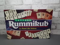 Vintage Rummikub Tile Word Game Play On Words Parker Board 1996, French sealed