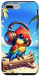 iPhone 7 Plus/8 Plus Kawaii Parrot Headphones: The Parrot's Rhythm Case