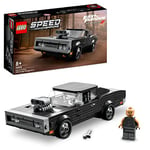 LEGO 76912 Speed Champions Fast & Furious 1970 Dodge Charger R/T, Toy Muscle Car Model Kit Kids, Collectible Set With Dominic Toretto Minifigure