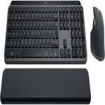 Logitech MX Keys S COMBO - Performance Wireless Keyboard and Mouse Graphite 