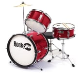 PDT RockJam 3-Piece Junior Drum Set Red :: RJ103-MR  (Unclassified > Unclassifie