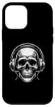 iPhone 12 mini Skull with Headphones Case