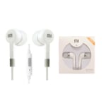 Xiaomi Xioami Mi Hörlurar In-ear Headset Med Mic - Vit Svart