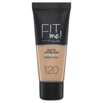 Maybelline 120 Classic Ivory Matte + Poreless Fit Me! Foundation 30 ml (W) (P2)