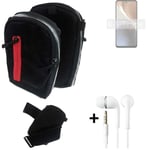  Holster / Shoulder + earphones for Motorola Moto G32 Bag Extra Belt Case